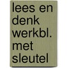 Lees en denk werkbl. met sleutel by Swartenbroekx