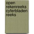 Open rekenreeks cyferbladen reeks