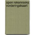 Open rekenreeks vorderingskaart