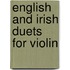English and Irish duets for violin