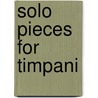 Solo pieces for timpani door G. Bomhof