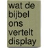 Wat de Bijbel ons vertelt display