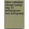 Bijbel zakbijbel nieuwe typogr. NBG '51 donkergroen met duimgreep door Onbekend