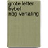 Grote letter bybel nbg-vertaling