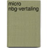 Micro NBG-vertaling door Onbekend
