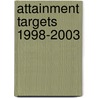 Attainment targets 1998-2003 by Ministerie Van Oc En W