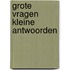 Grote vragen kleine antwoorden
