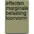 Effecten marginale belasting loonvorm