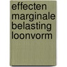 Effecten marginale belasting loonvorm by Graafland