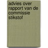 Advies over rapport van de commissie stikstof by Unknown