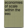 Economies of scale within the eec by Minne