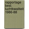 Rapportage besl. luchtkwaliteit 1986-88 door Eerens