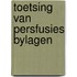 Toetsing van persfusies bylagen