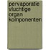Pervaporatie vluchtige organ komponenten