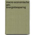 Macro-economische gev. energiebesparing