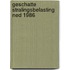 Geschatte stralingsbelasting ned 1986