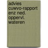 Advies cuwvo-rapport enz ned. oppervl. wateren by Unknown