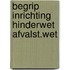 Begrip inrichting hinderwet afvalst.wet