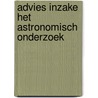 Advies inzake het astronomisch onderzoek door Onbekend