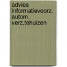 Advies informatievoorz. autom. verz.tehuizen by Unknown