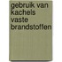 Gebruik van kachels vaste brandstoffen