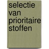 Selectie van prioritaire stoffen door Swart