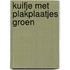 Kuifje met plakplaatjes groen