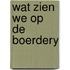 Wat zien we op de boerdery