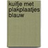 Kuifje met plakplaatjes blauw