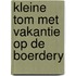 Kleine tom met vakantie op de boerdery