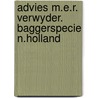 Advies m.e.r. verwyder. baggerspecie n.holland by Unknown