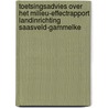 Toetsingsadvies over het milieu-effectrapport landinrichting Saasveld-Gammelke door Onbekend