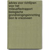 Advies voor richtlijnen voor het milieueffectrapport biologische grondreinigingsinrichting Bion te Vriezeveen by Unknown