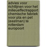 Advies voor richtlijnen voor het milieueffectrapport chemische fabriek voor PTA en PET (Eastman) te Rotterdam Europoort door Onbekend