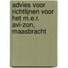 Advies voor richtlijnen voor het m.e.r. AVI-ZON, Maasbracht by Unknown