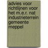 Advies voor richtlijnen voor het M.E.R. Nat industrieterrein gemeente Meppel door Onbekend