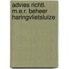 Advies richtl. m.e.r. beheer haringvlietsluize by Unknown