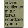 Advies richtlynen m.e.r. loswal noordzee rynmo by Unknown