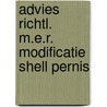 Advies richtl. m.e.r. modificatie shell pernis door Onbekend