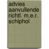 Advies aanvullende richtl. m.e.r. schiphol by Unknown