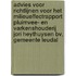 Advies voor richtlijnen voor het milieueffectrapport pluimvee- en varkenshouderij Jori Heythuysen BV, gemeente Leudal