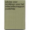 Advies voor richtlijnen voor het milieueffectrapport Zuiderklip by Unknown
