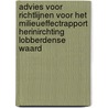 Advies voor richtlijnen voor het milieueffectrapport Herinirchting Lobberdense Waard door Commissie voor de m.e.r.