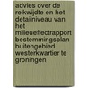 Advies over de reikwijdte en het detailniveau van het milieueffectrapport Bestemmingsplan buitengebied Westerkwartier te Groningen by M.E.R.