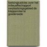 Toetsingsadvies over het milieueffectrapport Verplaatsingsgebied De Klepperstee te Goedereede by Commissie voor de m.e.r.