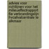 Advies voor richtlijnen voor het milieueffectrapport 6e Verbrandingslijn HVCafvalcentrale te Alkmaar