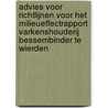 Advies voor richtlijnen voor het milieueffectrapport Varkenshouderij Bessembinder te Wierden by M.E.R.