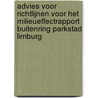 Advies voor richtlijnen voor het milieueffectrapport Buitenring Parkstad Limburg door Commissie m.e.r.
