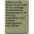 Advice on the Terms of Reference for the Strategic Environmental Assessment of Oil and Gas Exploitation and Coastal Management, Mauritania