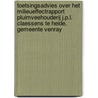 Toetsingsadvies over het milieueffectrapport Pluimveehouderij J.P.L. Claessens te Heide, gemeente Venray door Commissie m.e.r.